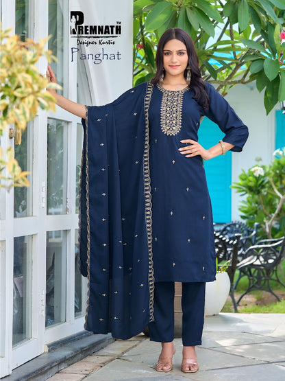 Panghat Premnath Delta Readymade Pant Style Suits Wholesaler Gujarat