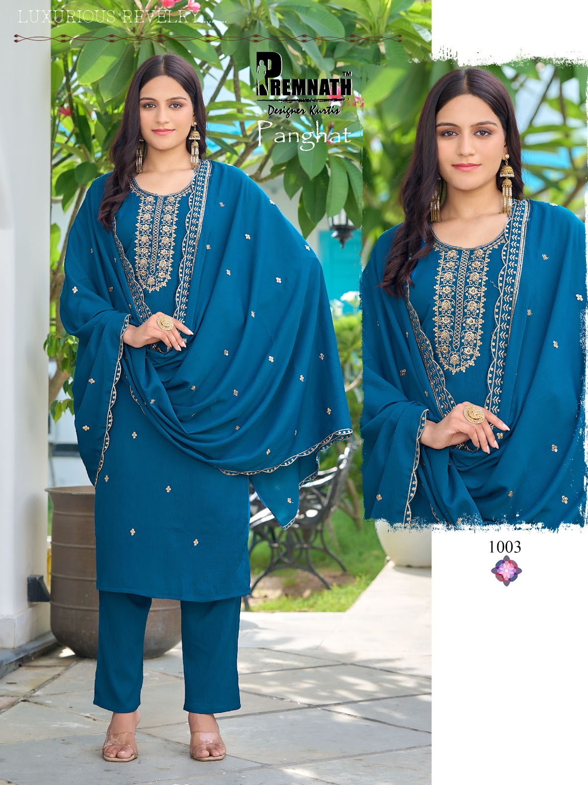 Panghat Premnath Delta Readymade Pant Style Suits Wholesaler Gujarat