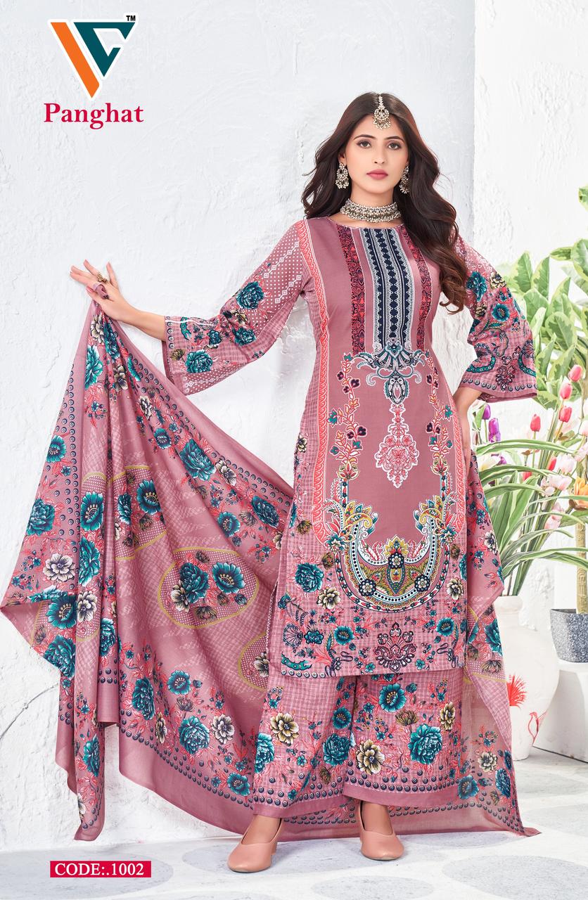 Panghat Vol 1 Vandana Creation Cotton Karachi Salwar Suits Wholesaler India