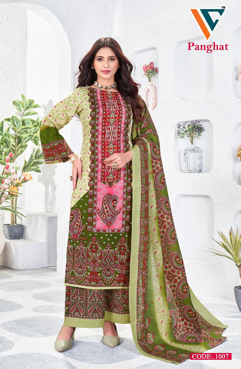 Panghat Vol 1 Vandana Creation Cotton Karachi Salwar Suits Wholesaler India