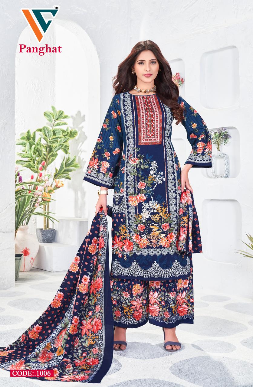Panghat Vol 1 Vandana Creation Cotton Karachi Salwar Suits Wholesaler India