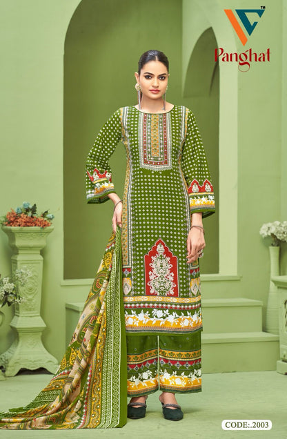 Panghat Vol 2 Vandana Creation Cotton Karachi Salwar Suits Supplier