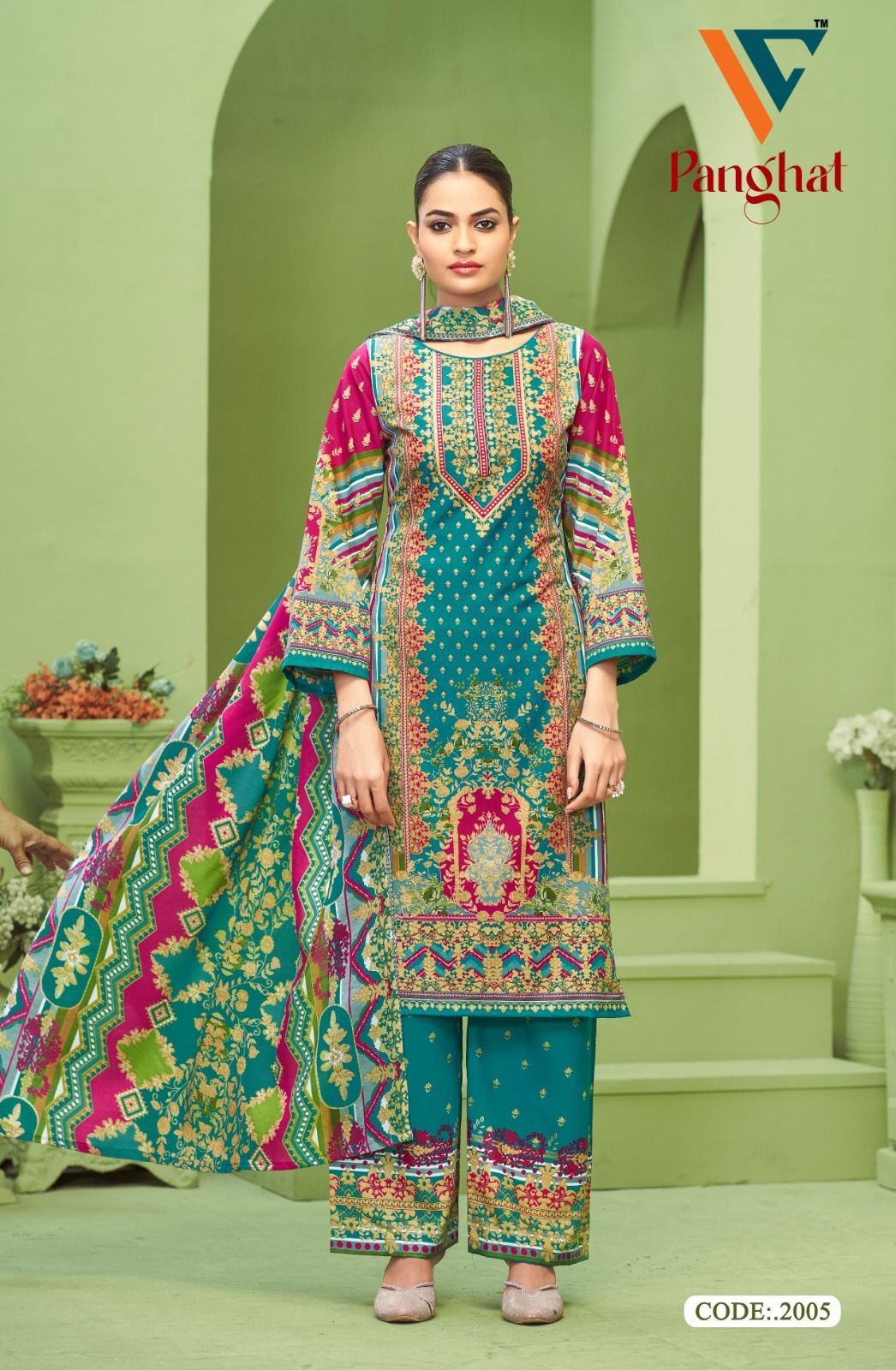 Panghat Vol 2 Vandana Creation Cotton Karachi Salwar Suits Supplier