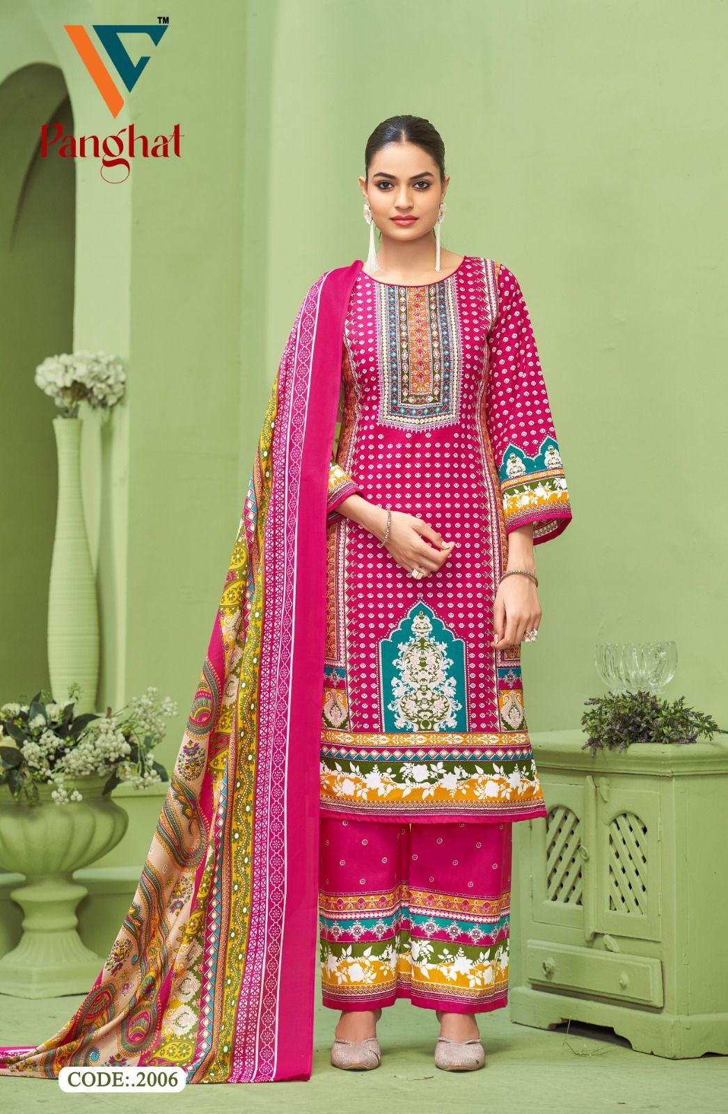 Panghat Vol 2 Vandana Creation Cotton Karachi Salwar Suits Supplier