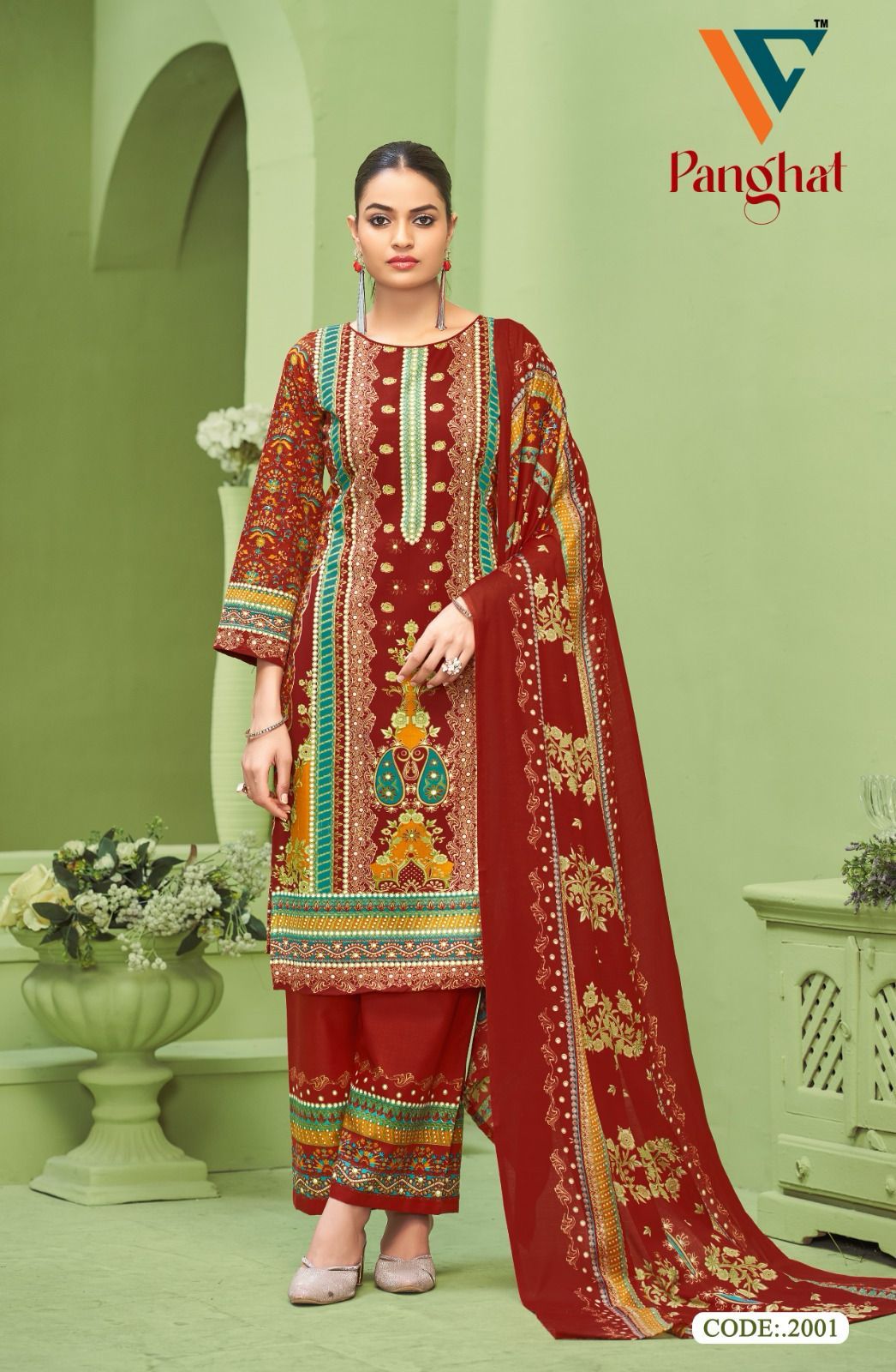 Panghat Vol 2 Vandana Creation Cotton Karachi Salwar Suits Supplier