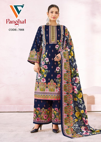 Panghat Vol 7 Vandana Creation Mix Cotton Karachi Salwar Suits Wholesale Price