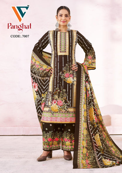 Panghat Vol 7 Vandana Creation Mix Cotton Karachi Salwar Suits Wholesale Price