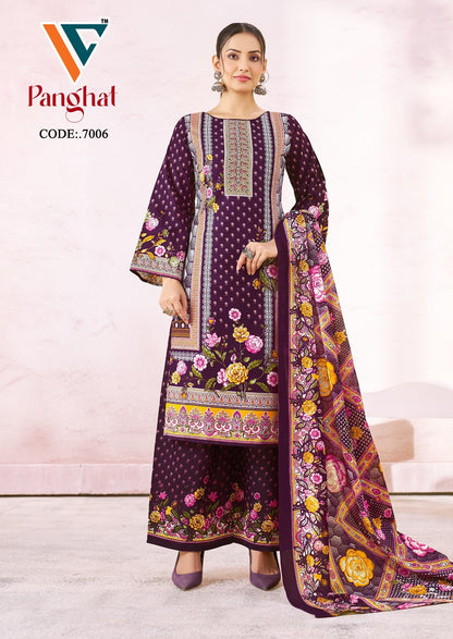 Panghat Vol 7 Vandana Creation Mix Cotton Karachi Salwar Suits Wholesale Price