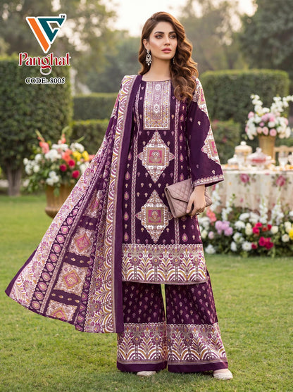 Panghat Vol 9 Vandana Creation Mix Cotton Karachi Salwar Suits Supplier Gujarat