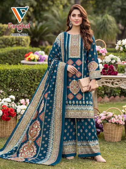 Panghat Vol 9 Vandana Creation Mix Cotton Karachi Salwar Suits Supplier Gujarat