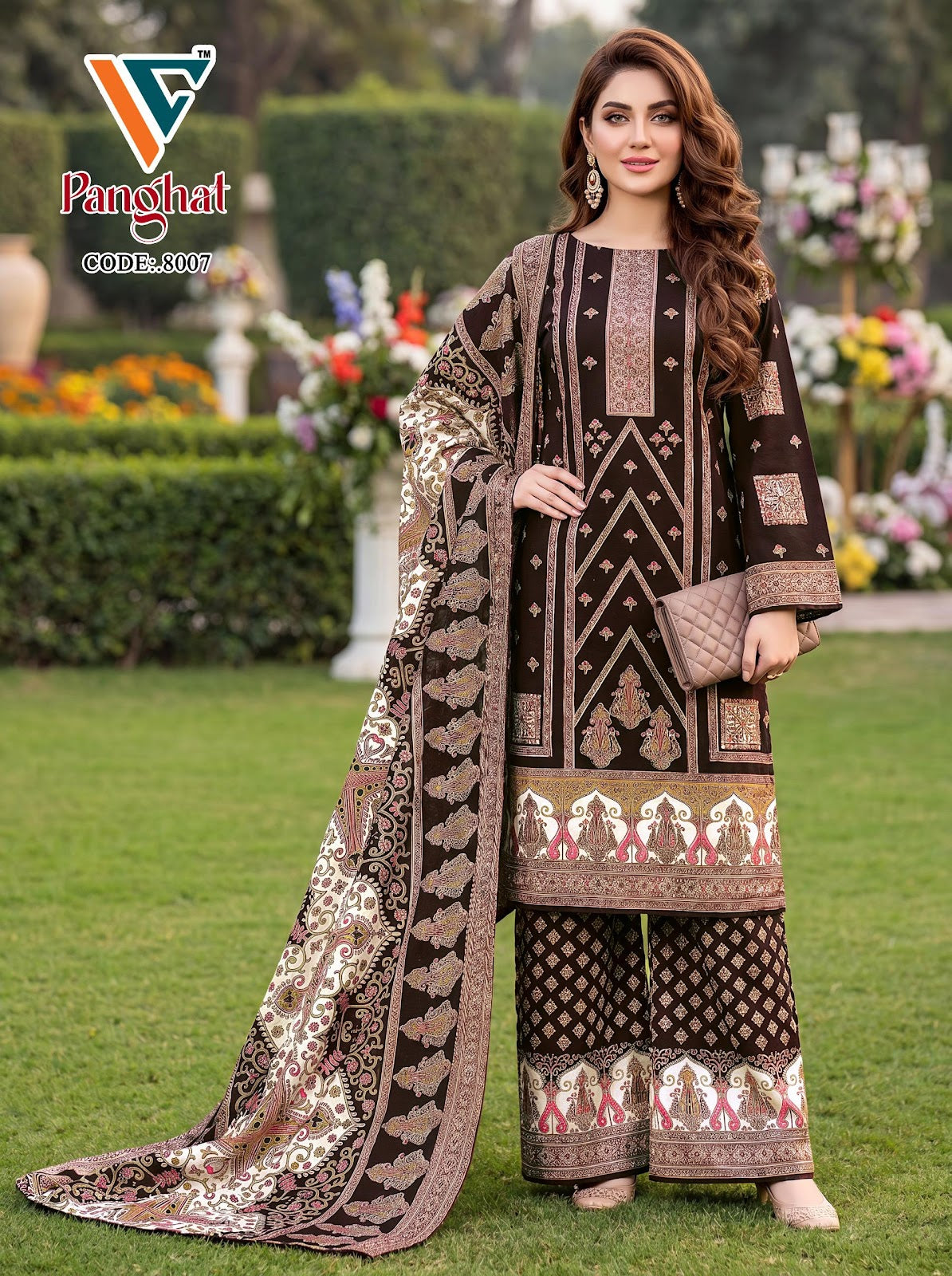 Panghat Vol 9 Vandana Creation Mix Cotton Karachi Salwar Suits Supplier Gujarat