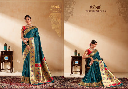 Panihari 161001-161008 Rajpath Paithani Silk Sarees Supplier