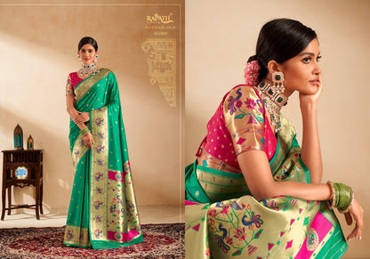 Panihari 161001-161008 Rajpath Paithani Silk Sarees Supplier