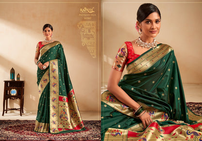 Panihari 161001-161008 Rajpath Paithani Silk Sarees Supplier