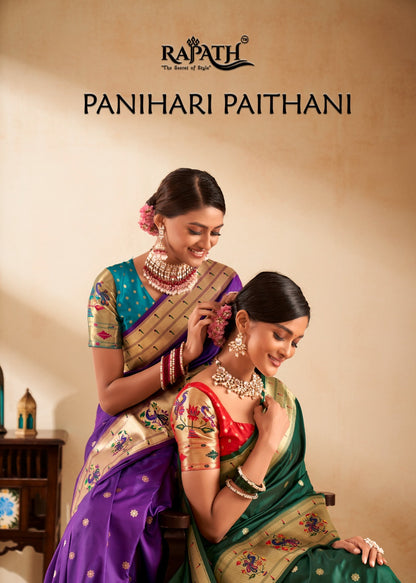 Panihari 161001-161008 Rajpath Paithani Silk Sarees Supplier