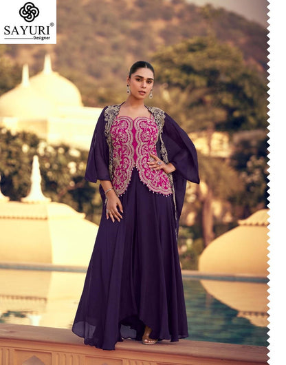 Panihari Sayuri Chinon Silk Indo Western Pair Wholesaler Gujarat