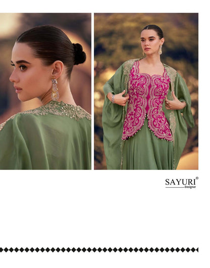 Panihari Sayuri Chinon Silk Indo Western Pair Wholesaler Gujarat