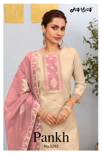 Pankh 3292 Jay Vijay Cotton Pant Style Suits Supplier Ahmedabad