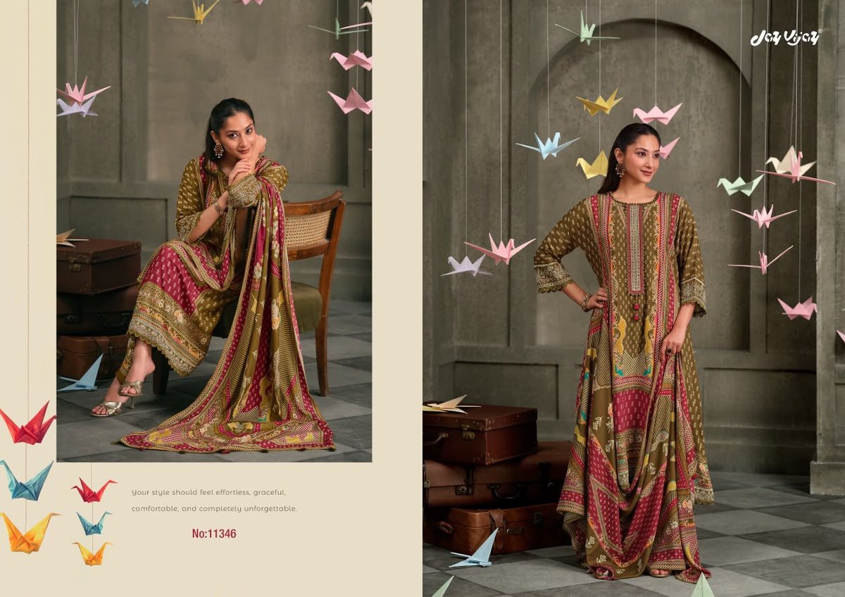 Pankhee Jay Vijay Pashmina Suits Supplier Gujarat