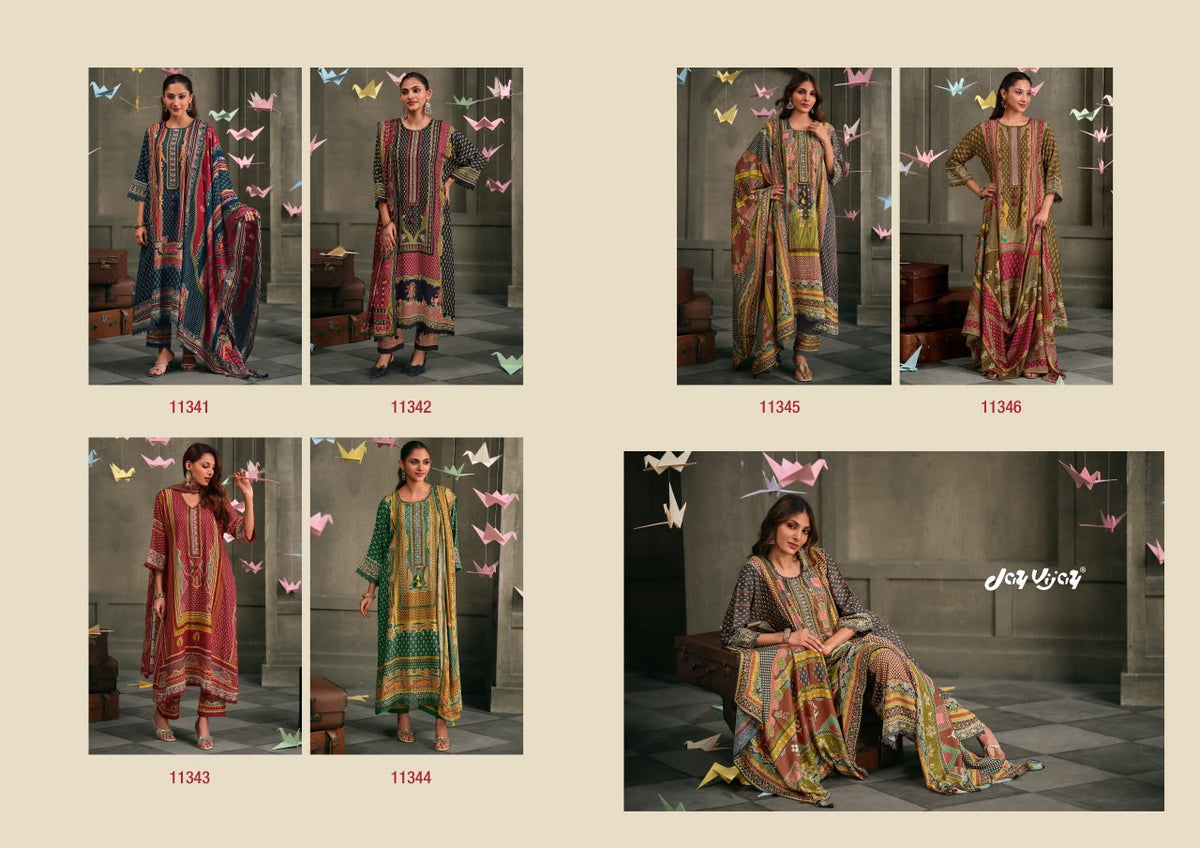 Pankhee Jay Vijay Pashmina Suits Supplier Gujarat