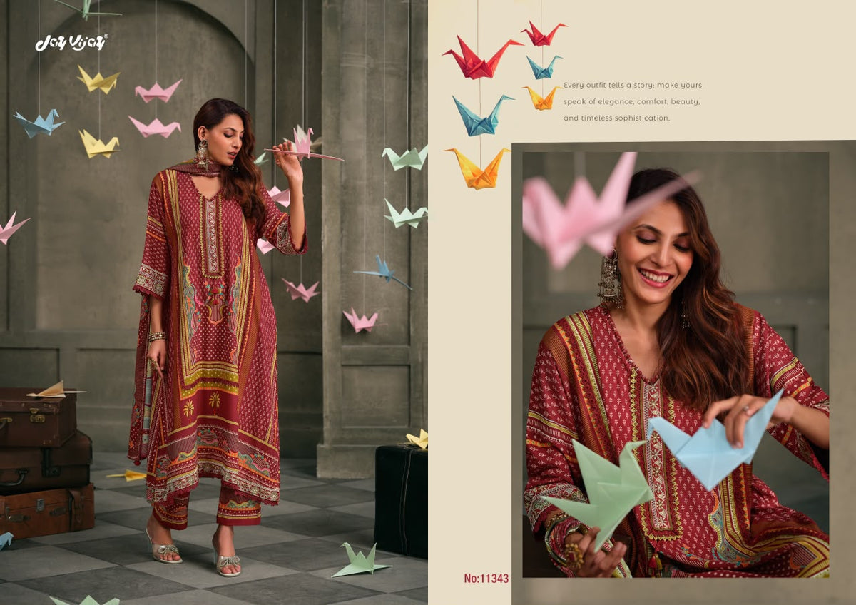 Pankhee Jay Vijay Pashmina Suits Supplier Gujarat