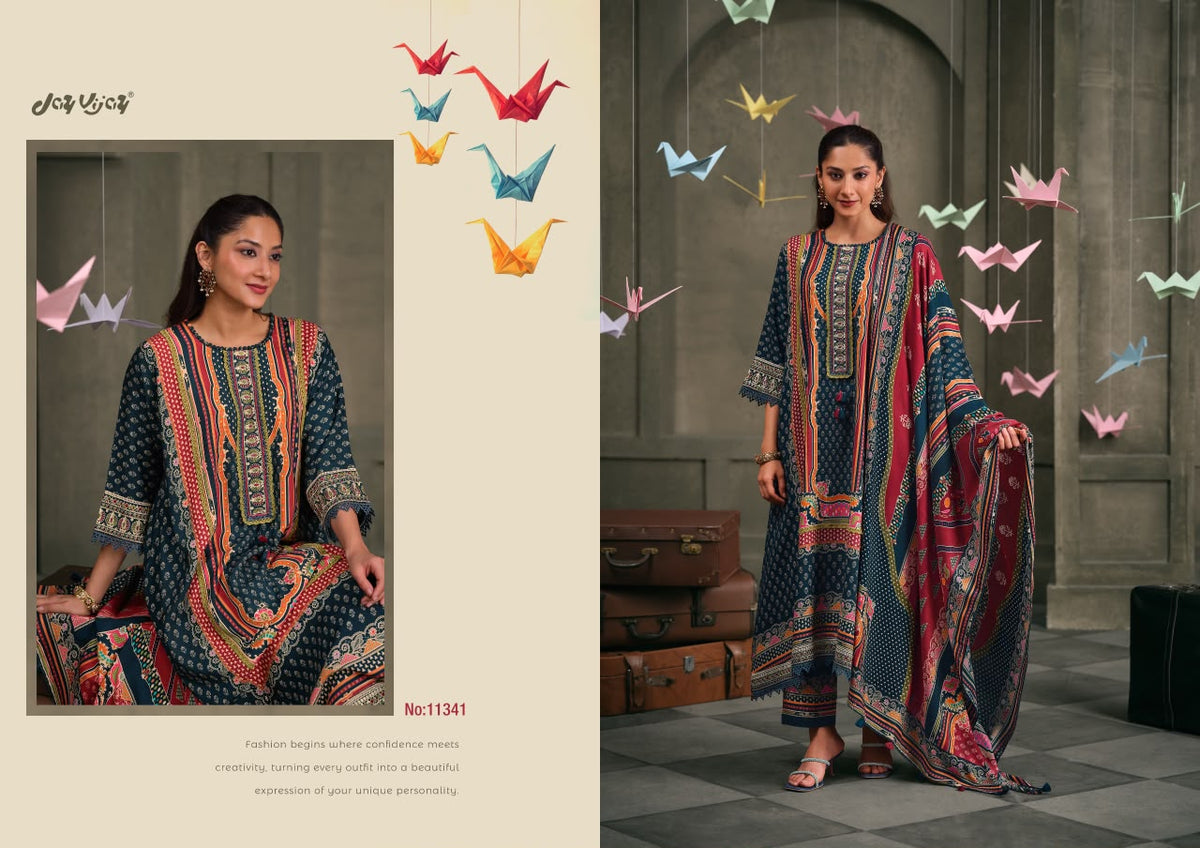 Pankhee Jay Vijay Pashmina Suits Supplier Gujarat