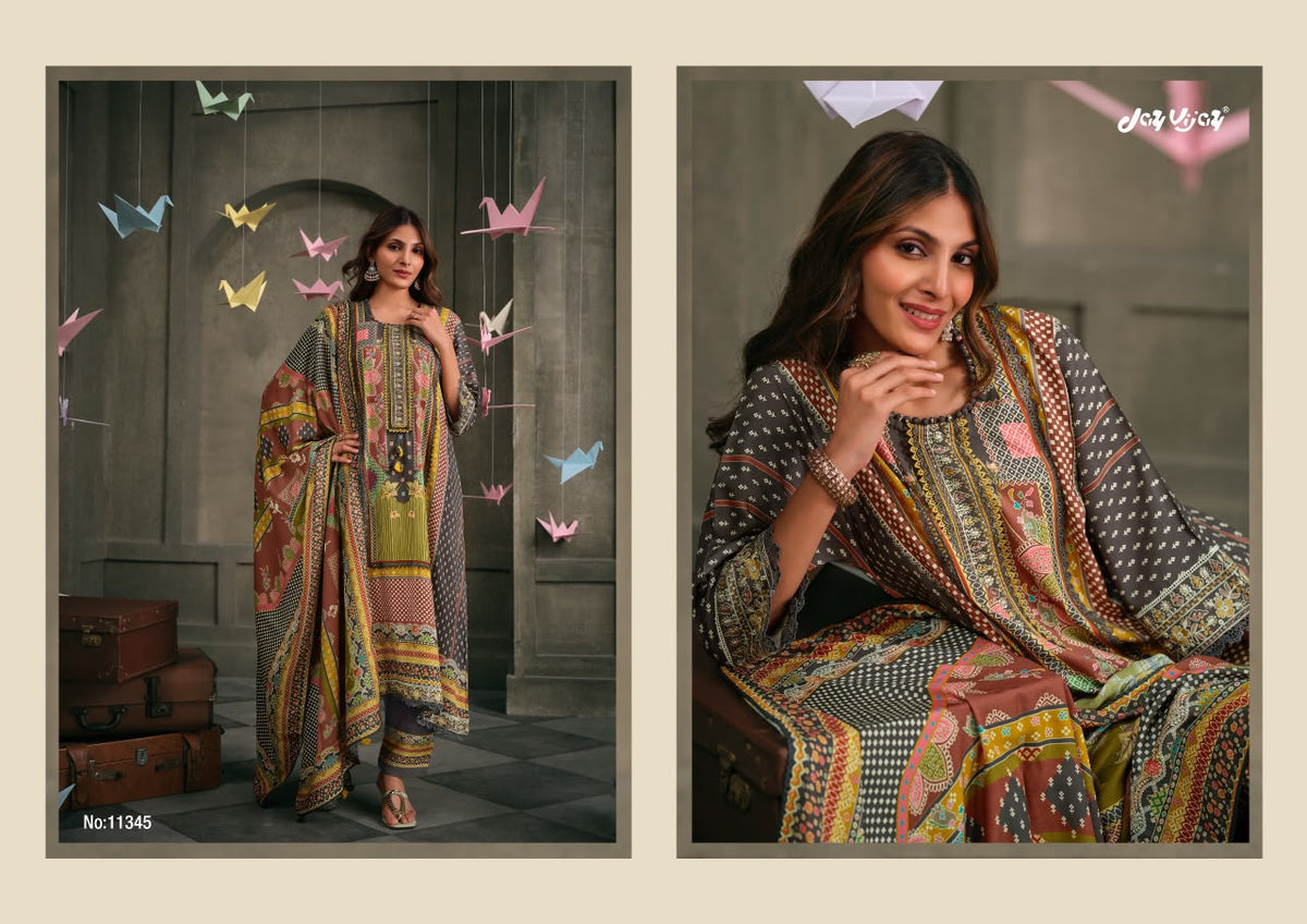 Pankhee Jay Vijay Pashmina Suits Supplier Gujarat