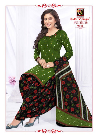 Pankhi Vol 9 Patiyala Special Sidhi Vinayak Cotton Dress Material Supplier