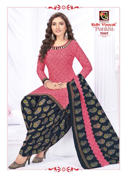 Pankhi Vol 9 Patiyala Special Sidhi Vinayak Cotton Dress Material Supplier