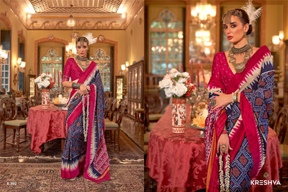 Pankhpatola 853-864 Kreshva Pv Silk Sarees Manufacturer India