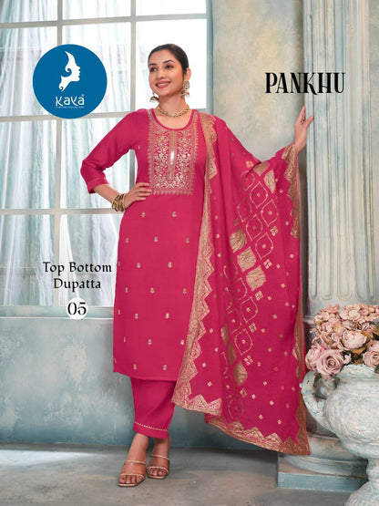 Pankhu Kaya Vertican Readymade Pant Style Suits Supplier