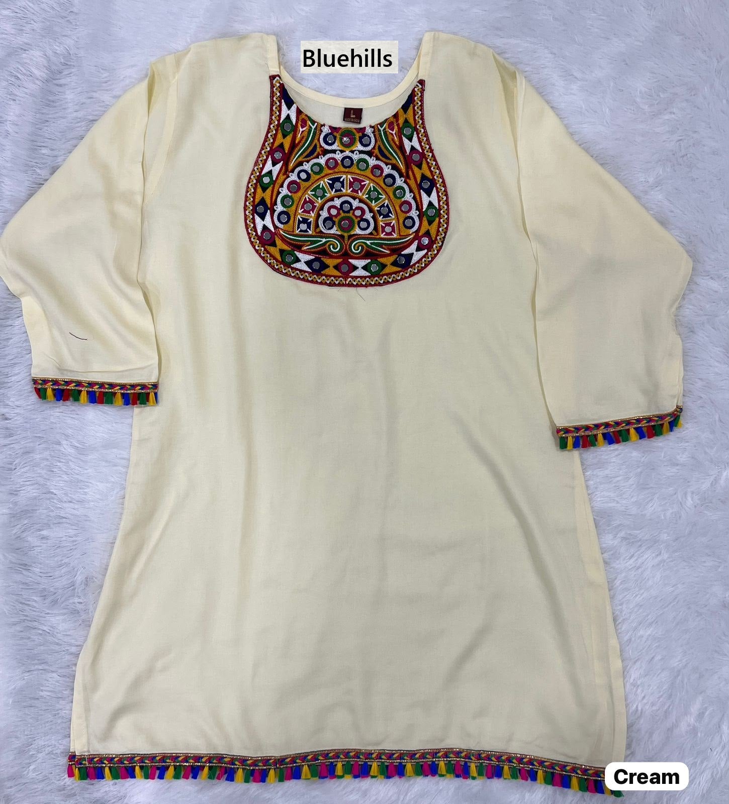 Pankhudi 2.0 Bluehills Rayon Short Kurtis Exporter