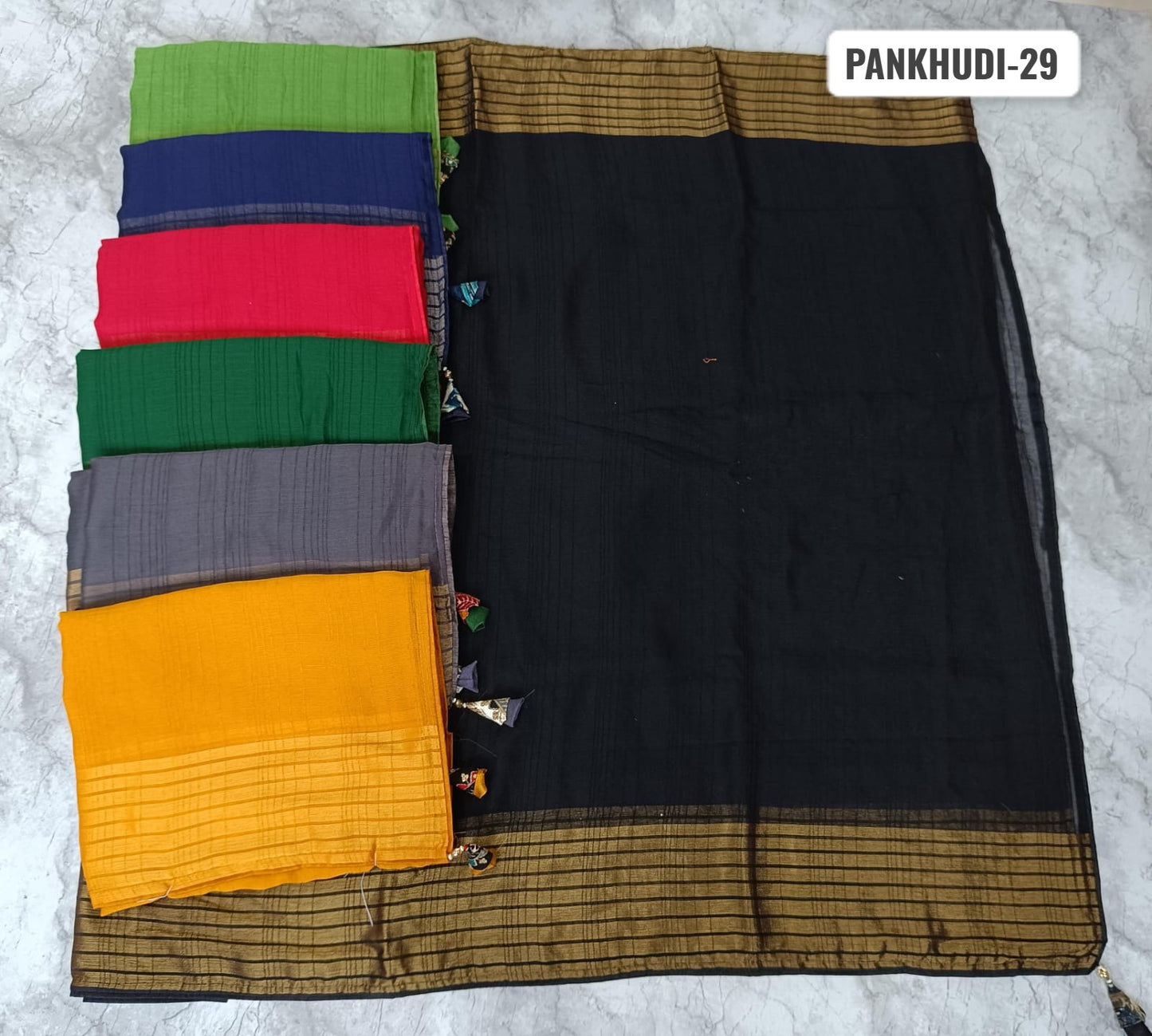 Pankhudi 29 Kalpveli Chiffon Sarees Wholesale Price