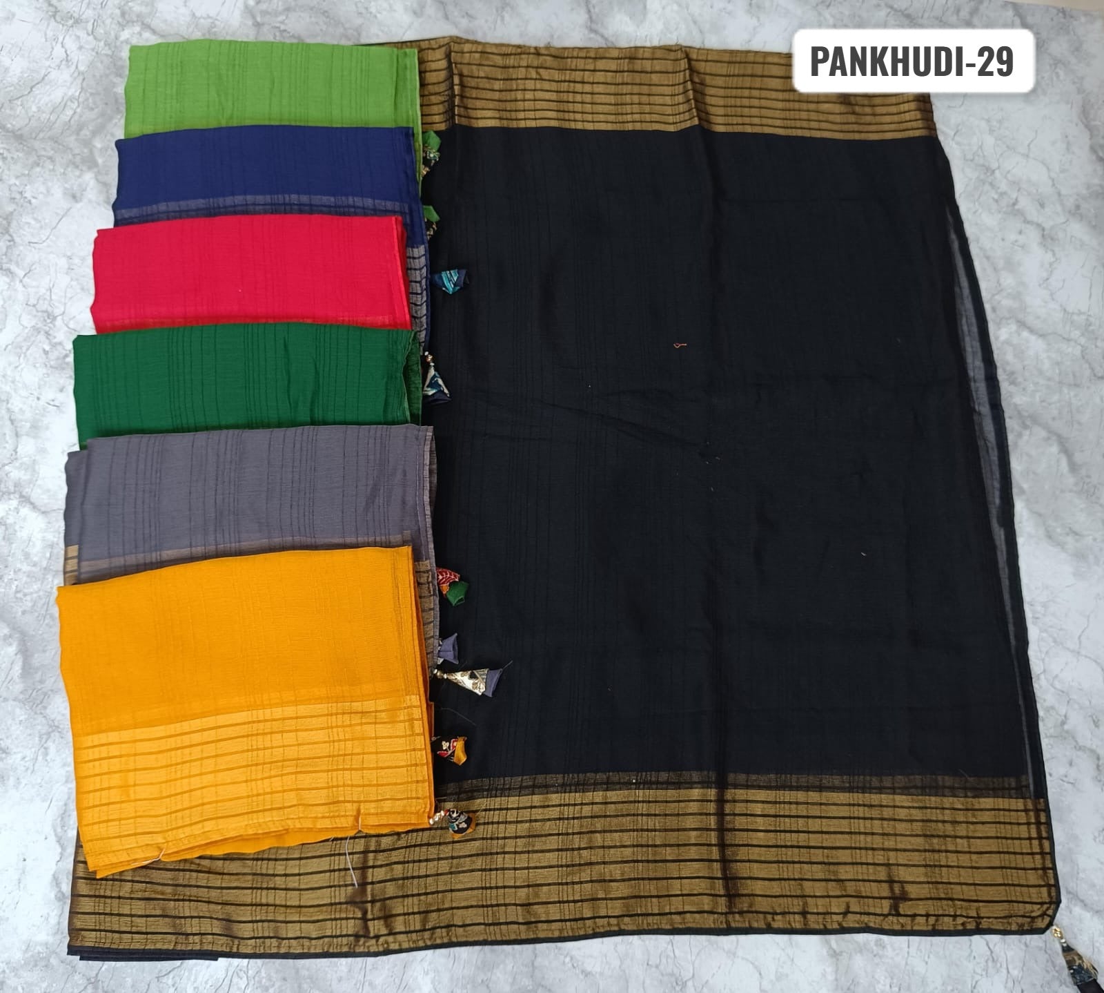 Pankhudi 29 Kalpveli Chiffon Sarees Wholesale Price
