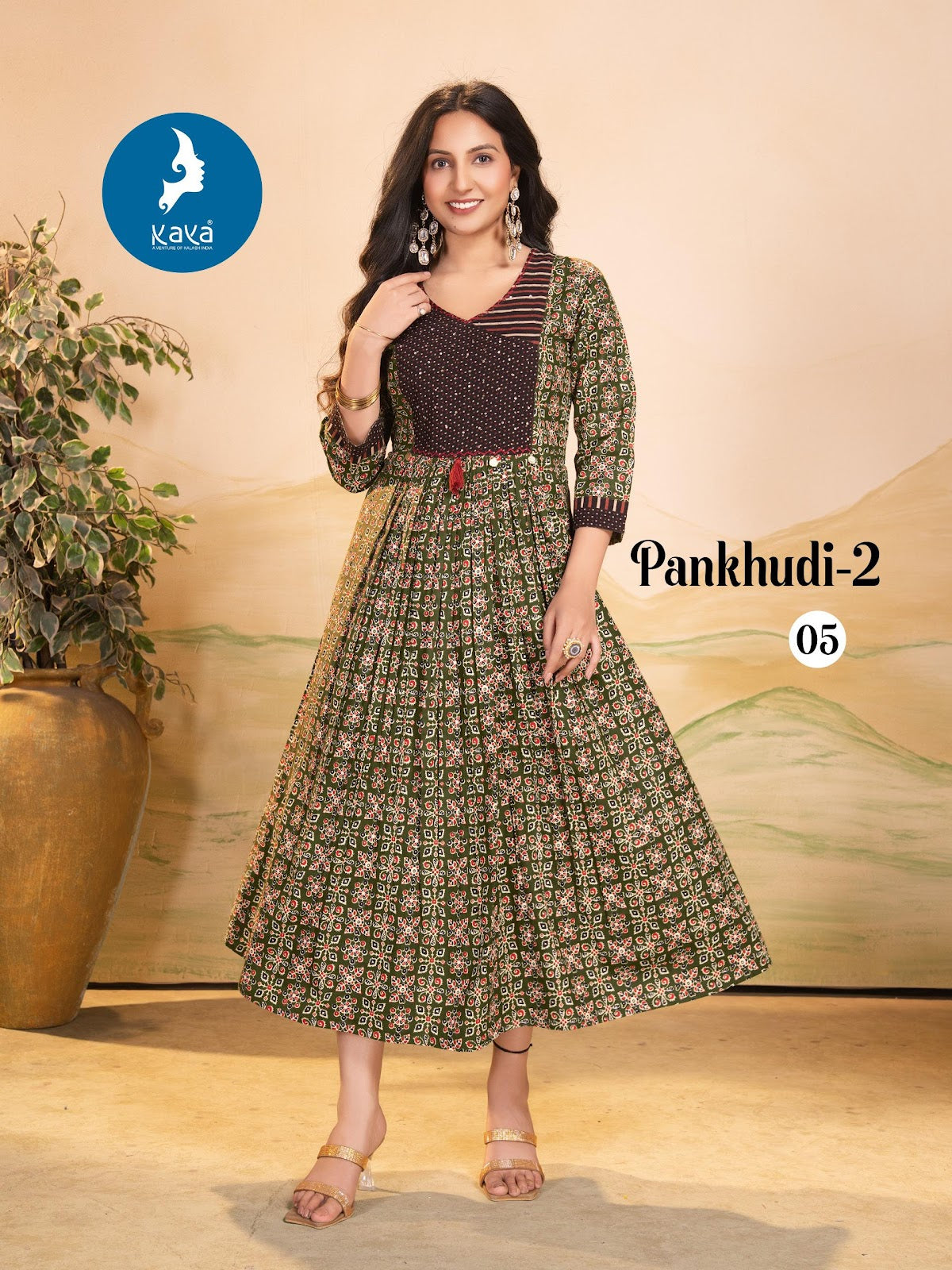 Pankhudi 2 Kaya Cotton Anarkali Kurtis Wholesale Price