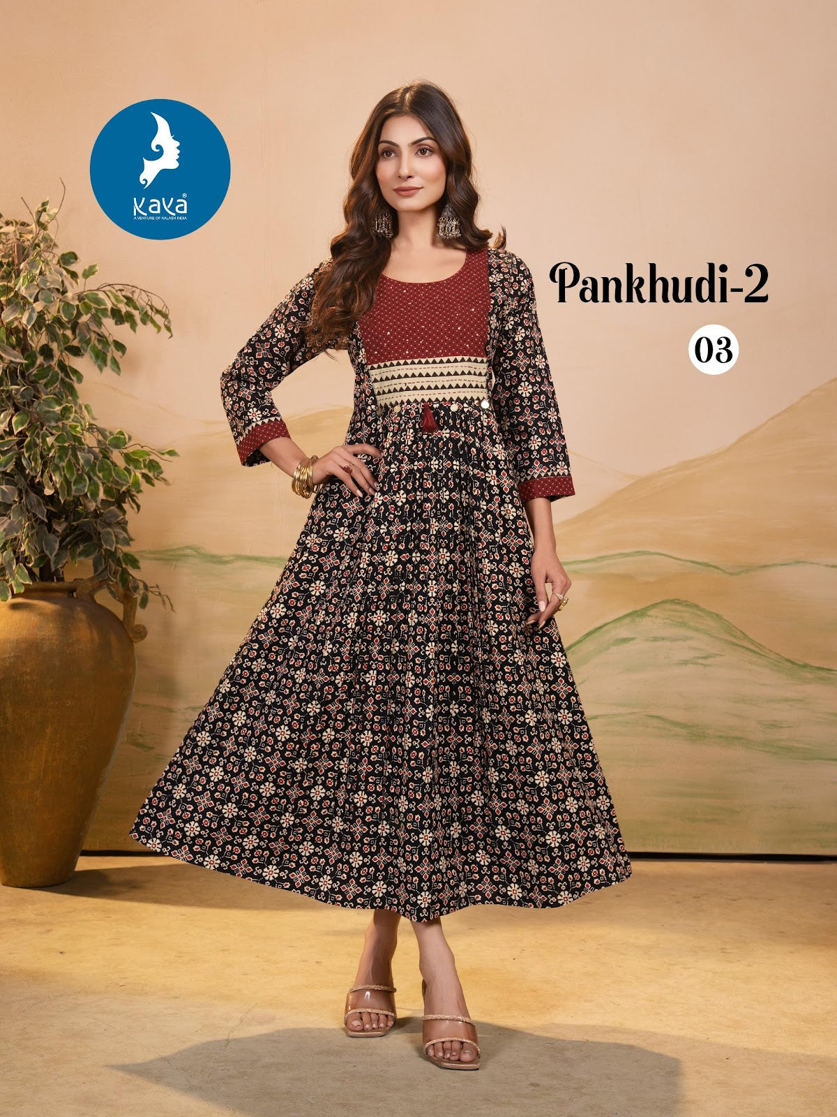 Pankhudi 2 Kaya Cotton Anarkali Kurtis Wholesale Price