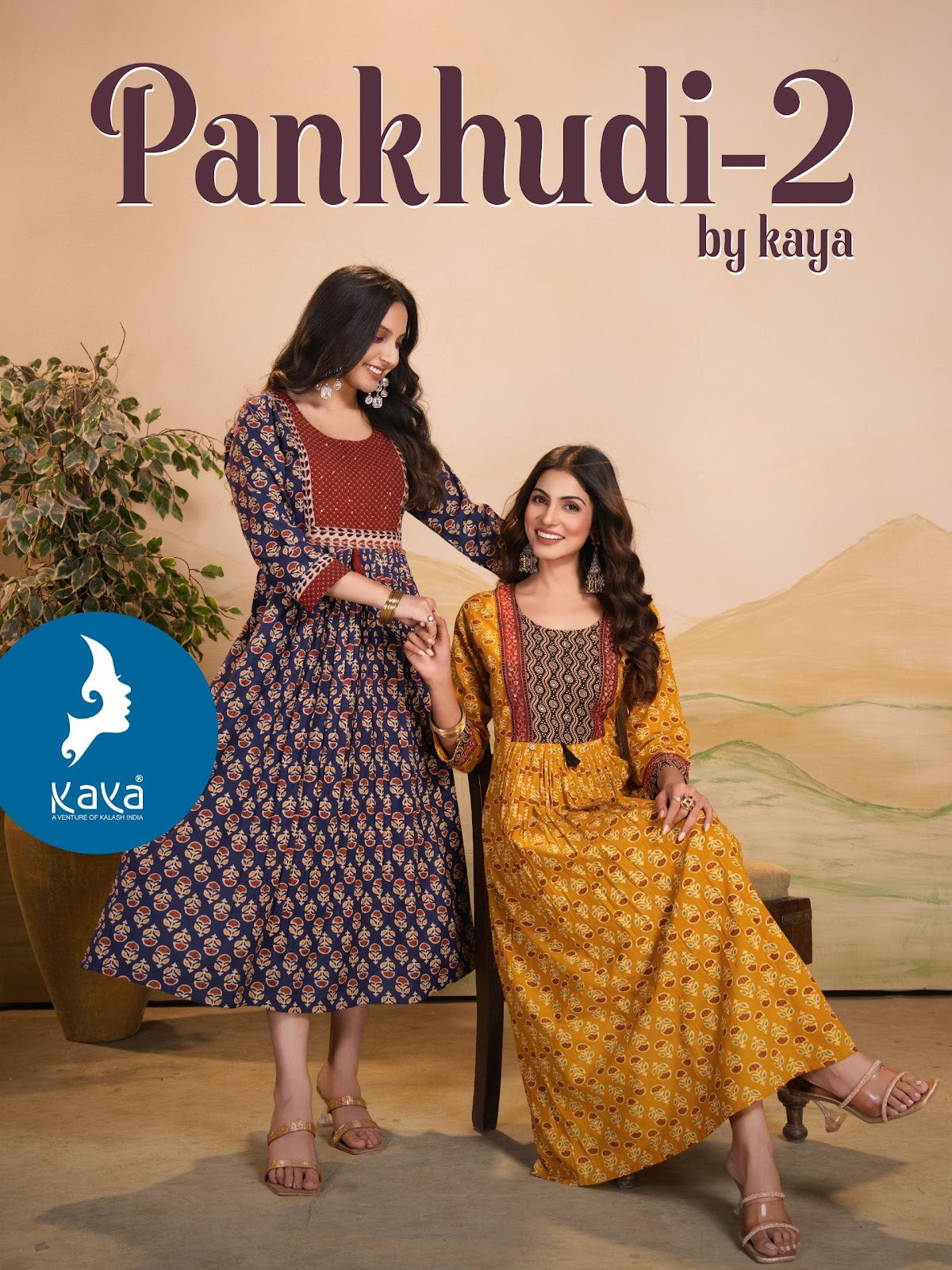 Pankhudi 2 Kaya Cotton Anarkali Kurtis Wholesale Price