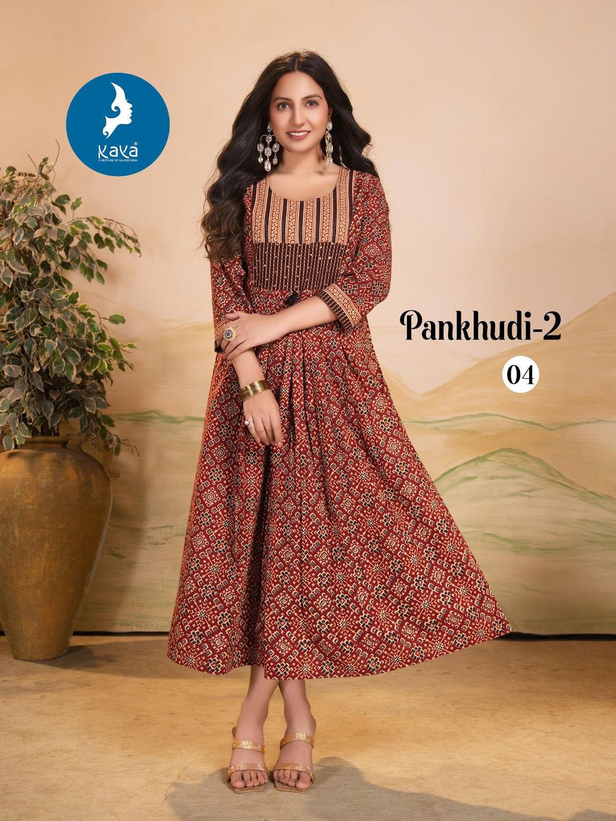 Pankhudi 2 Kaya Cotton Anarkali Kurtis Wholesale Price