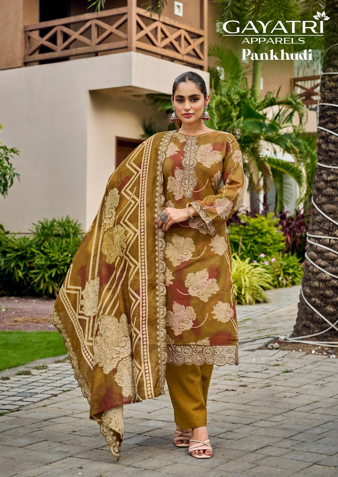 Pankhudi Vol 1 Gayatri Cambric Karachi Salwar Suits Wholesale Price