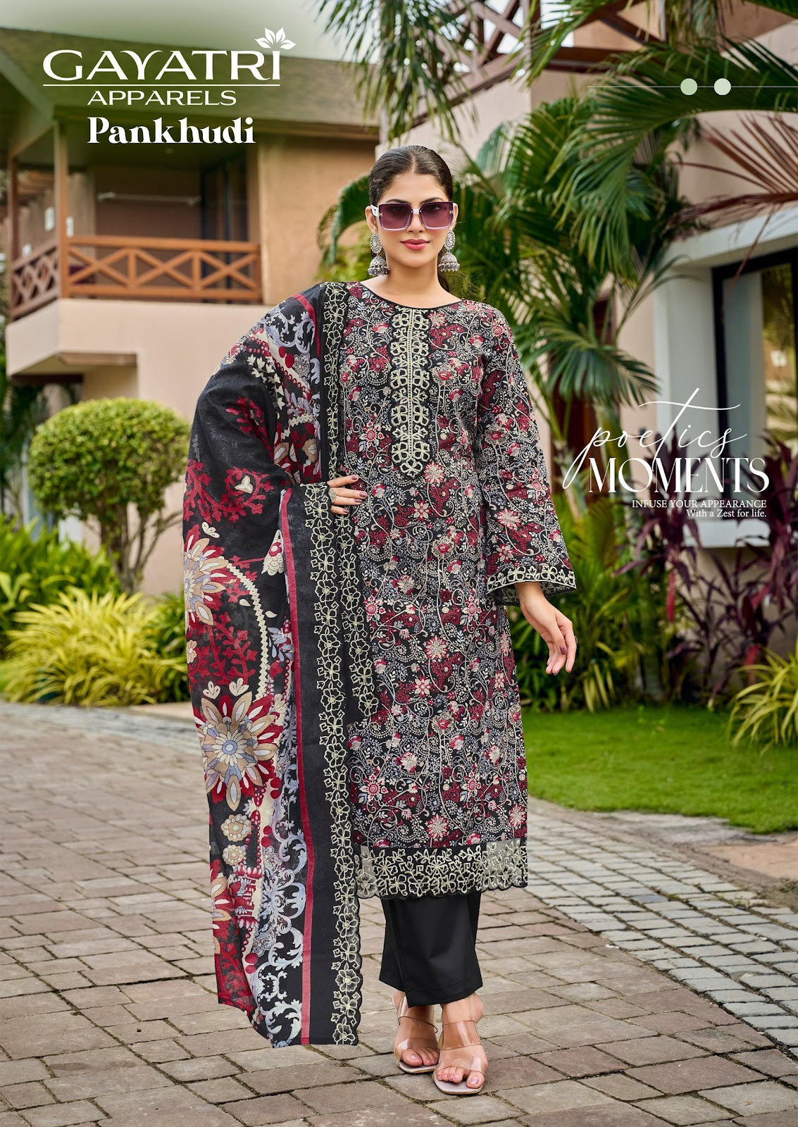 Pankhudi Vol 1 Gayatri Cambric Karachi Salwar Suits Wholesale Price