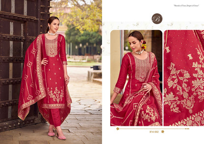 Pankhuri Belliza Designer Studio Dola Silk Karachi Salwar Suits Wholesale