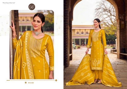 Pankhuri Belliza Designer Studio Dola Silk Karachi Salwar Suits Wholesale