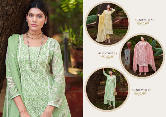 Pankhuri Vol 1 Rakhi Fashion Viscose Pant Style Suits Manufacturer Gujarat