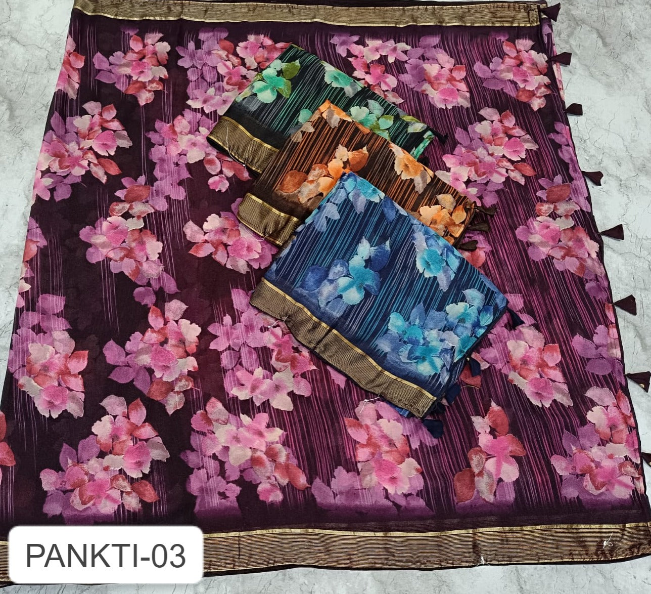 Pankti 03 Kalpveli Chiffon Sarees Supplier