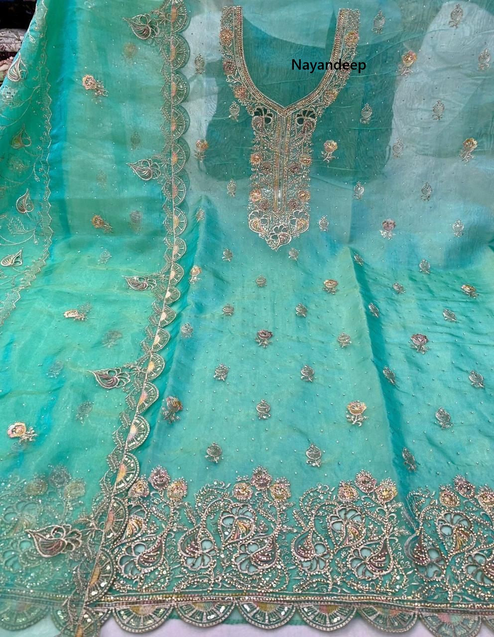 Pankti Nayandeep Silk Salwar Suits Wholesale