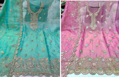 Pankti Nayandeep Silk Salwar Suits Wholesale