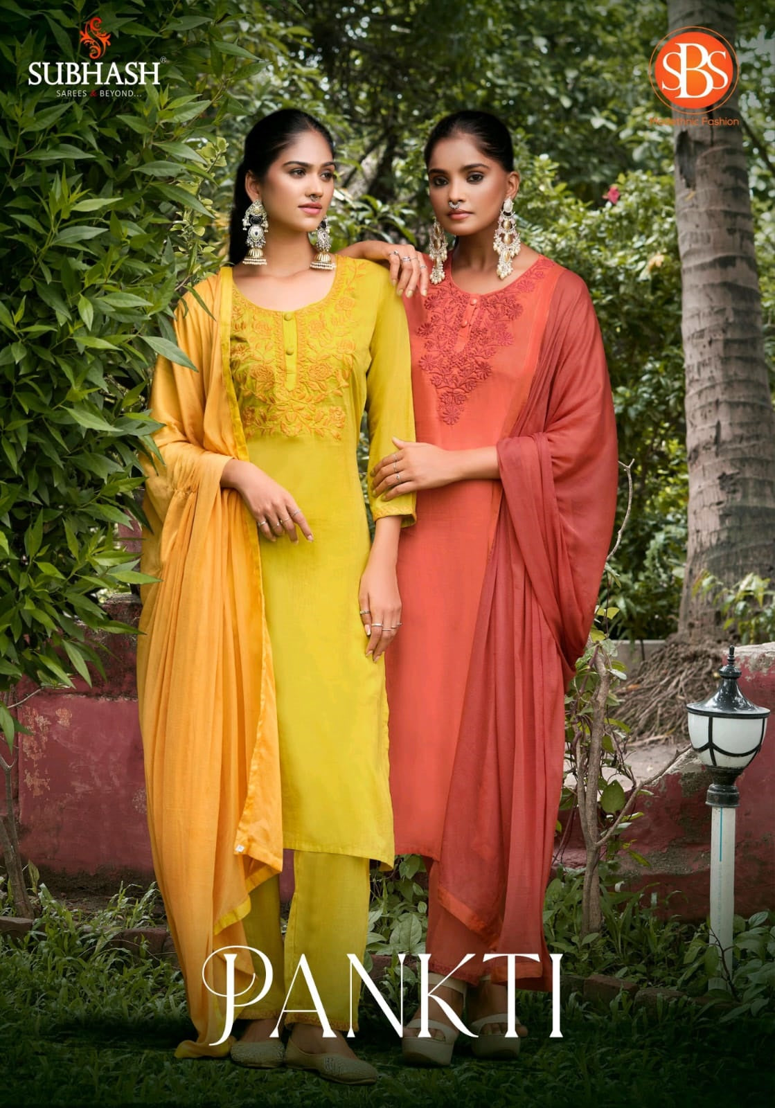 Pankti Sbs Readymade Cotton Pant Suits Wholesale Price