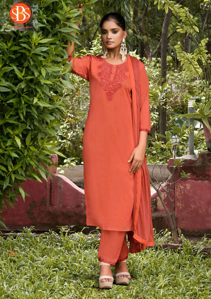 Pankti Sbs Readymade Cotton Pant Suits Wholesale Price