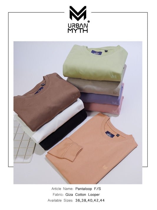 Pantaloop Series Urban Myth Cotton Looper Mens Tshirts Exporter Gujarat