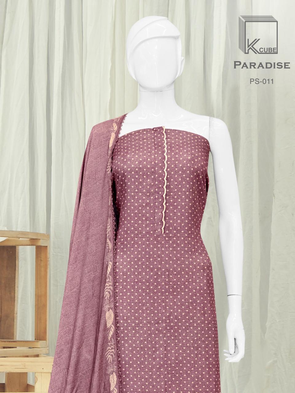 Paradise K Cube Pashmina Suits Wholesaler Gujarat